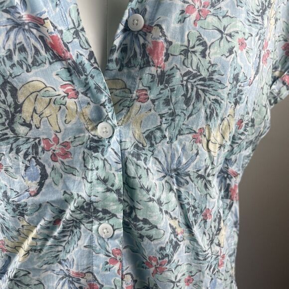 Floral Print Women's Top - Picture 3 of 9